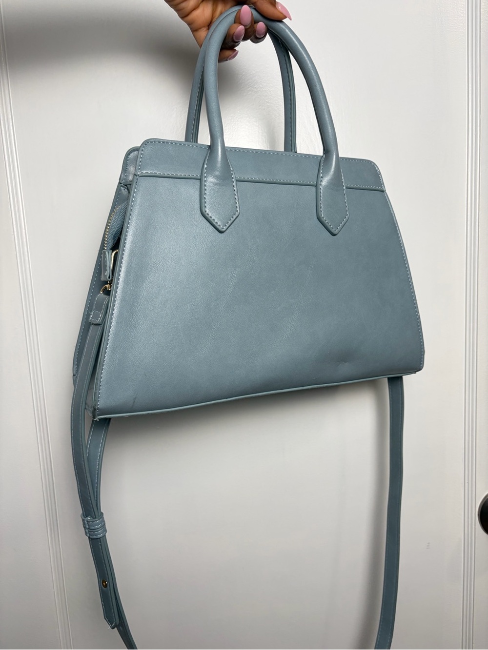 Fable England structured tote bag purse - Picture 3 of 16